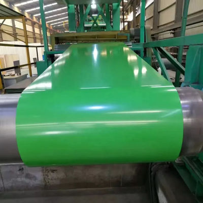 Color Coated PPGI Galvanized Steel Coil Ral 6001 9016 0.3mm S320GD G550