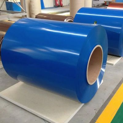 Color Coated PPGI Galvanized Steel Coil Ral 6001 9016 0.3mm S320GD G550